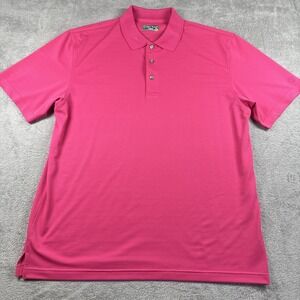 Pro Tour Coolplay Golf Polo Pink Short Sleeve Shirt Stretch Men's‎ Size XL